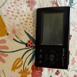 Al-Fajr Black Digital Clock